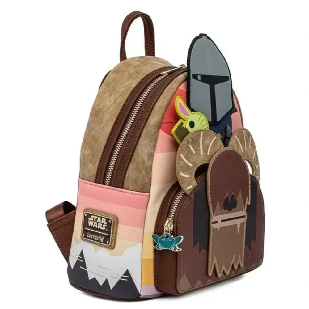 Loungefly Disney Star Wars The Mandalorian Bantha Cosplay Mini‎ Backpack
